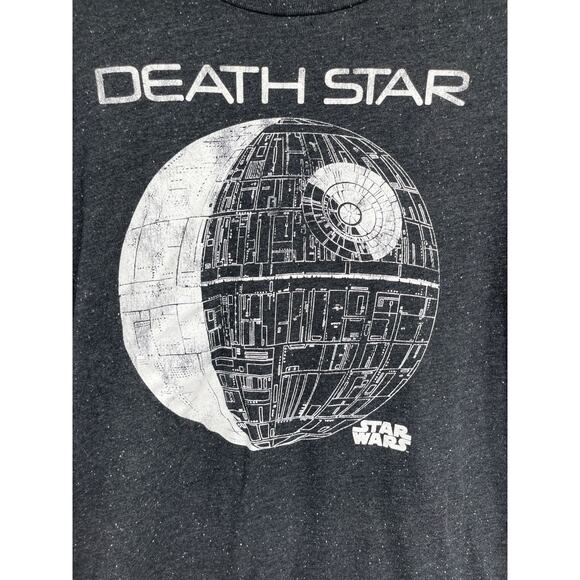 Star Wars Womens Gray Death Star Tee Shirt Short Sleeve T-Shirt Size Medium - Picture 8 of 10